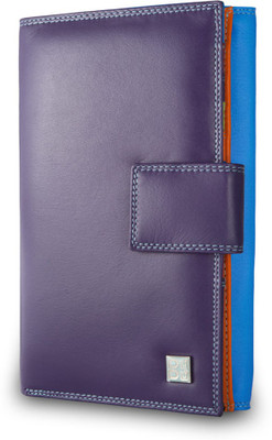 

Dudu Women Casual Purple Genuine Leather Card Holder(14 Card Slots), Violet