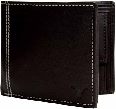 

hidekraft Men Brown Genuine Leather Wallet(8 Card Slots)