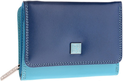 

Dudu Women Casual Blue Genuine Leather Wallet(6 Card Slots)