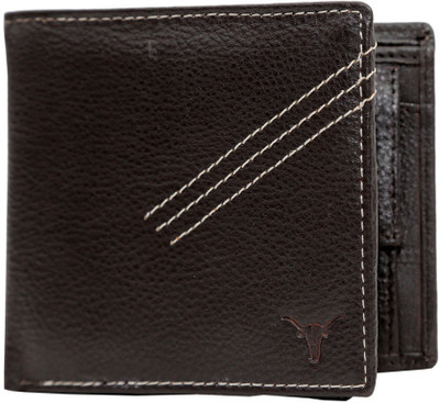

hidekraft Men Brown Genuine Leather Wallet(4 Card Slots)