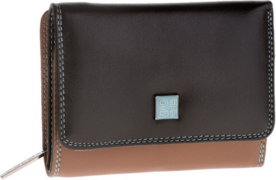 

Dudu Women Casual Black, Brown Genuine Leather Wallet(6 Card Slots), Dark brown