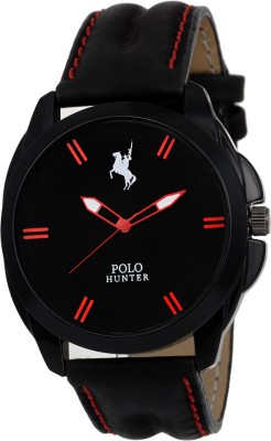 POLO HUNTER Ph-14-Bk-Rd Edificer colletion Watch  - For Men   Watches  (Polo Hunter)