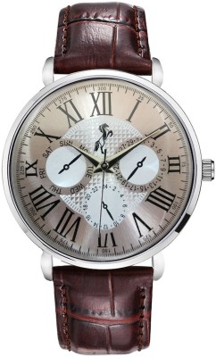 VILAM brief simple Casual Business Chronograph Print Clock Leather Watch  - For Men   Watches  (Vilam)