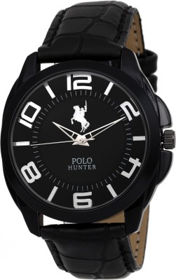 POLO HUNTER Ph-11-Bk-Wh Charming Modish Watch  - For Men   Watches  (Polo Hunter)