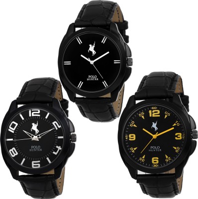 POLO HUNTER New 111312 Combo Of 3 Exclusive Watch  - For Men   Watches  (Polo Hunter)