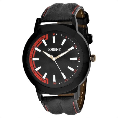 LORENZ MK-1023A Red Sporty Look Watch  - For Men   Watches  (Lorenz)