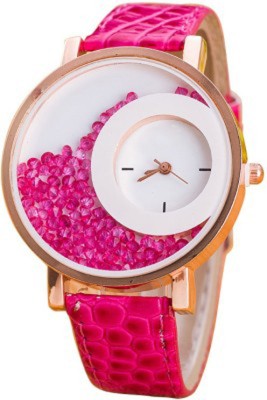 Varni Retail Pink Dimond P003 Watch  - For Women   Watches  (Varni Retail)