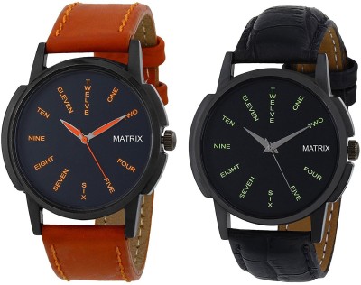Matrix PR-173-176 Combo of 2 Watch  - For Men   Watches  (Matrix)