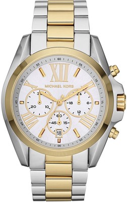 Michael Kors MK5627 Chronograph Silver and Gold-tone Watch  - For Men & Women   Watches  (Michael Kors)