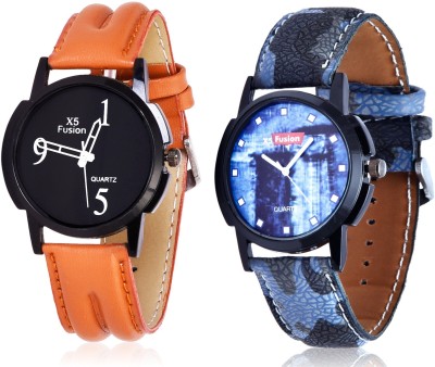 X5 fusion B159_BRN_STRP_PLUS_TRENDY_DOTS Watch  - For Men   Watches  (X5 Fusion)