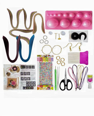 

BestUBuy 37 piece quilling jewellery kit with 2200 papers