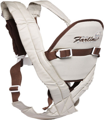 

Farlin Extra Width Baby Carrier Baby Cuddler(Beige, Front Carry facing in)