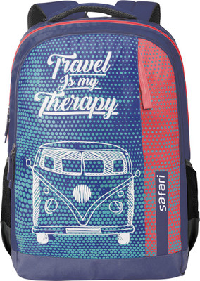 

Safari TravelBug Navy Blue 32.0 L Backpack(Blue, Red)