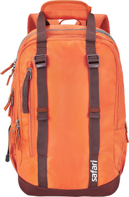 

Safari RailRoad Rust 35.0 L Laptop Backpack(Orange, Grey)