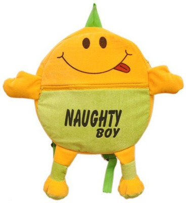 

PRACHI TOYS Naught Boy Yellow & Green Kids School Bag, Picnic Bag - 14 inch(Multicolor)