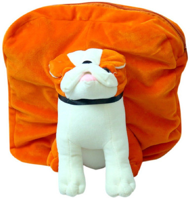 

PRACHI TOYS Exclusive Bull Dog kids School, Picnic Bag-Orange - 14 inch(Multicolor)
