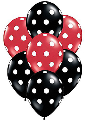 

PARTY PROPZ Solid MICKEY BIRTHDAY DECORATION/BALLOON SET OF 25/ MICKEY THEME PARTY SUPPLIES Balloon(Multicolor, Pack of 25)
