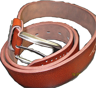 

Aam Shopping Men Casual Brown Artificial Leather Belt