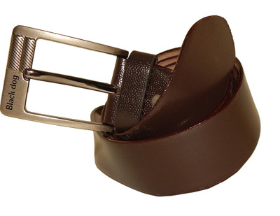 

ELS Men Casual, Party Brown Genuine Leather Belt