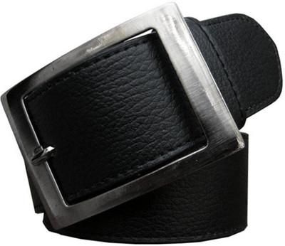 

OODI Men Casual Black Artificial Leather Belt