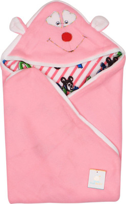 

Ole Baby Cartoon  Swadding Baby Blanket(Microfiber, Pink