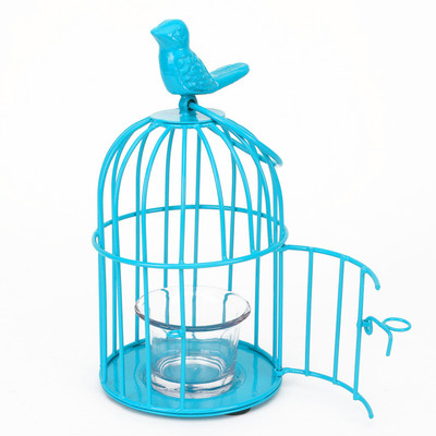 

@home Free Bird Cast Iron Candle Holder(Green, Pack of 1)