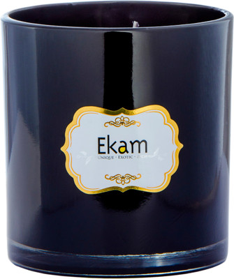 

Ekam Sara Finish Black Mahogany Candle(Black, Pack of 1)