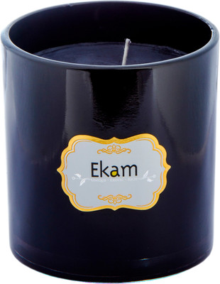 

Ekam Garden Fresh Soya Candle Candle(Black, Pack of 1)