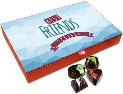 

Chocholik Friendship Gift - You Are My Best Friend Forever Chocolate Box - 12 Pc Truffles(144 g)