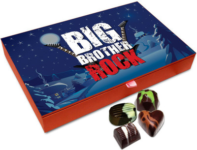 

Chocholik Rakshabandan Gift Box - Big Brother Always Beside Thanks Chocolate Box For Brother / Sister - 12pc Truffles(144 g)