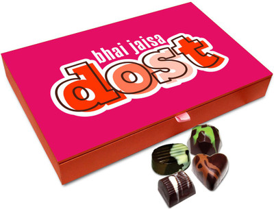 

Chocholik Friendship Gift - A Brother Like Friend Chocolate Box - 12 Pc Truffles(144 g)