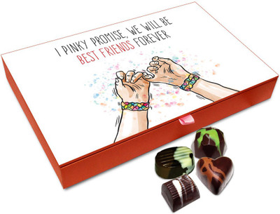 

Chocholik Friendship Gift - We Will Be Best Friends forever Chocolate Box - 12 Pc Truffles(144 g)