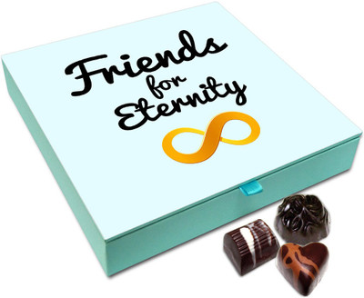 

Chocholik Friendship Gift Box - We Are Friends For Eternity Chocolate Box - 9pc Truffles(108 g)
