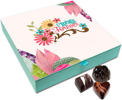 

Chocholik Friendship Gift - We Are Friends Forever Chocolate Box For Friends - 9 Pc Truffles(108 g)
