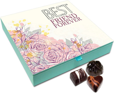 

Chocholik Friendship Gift - Stay Happy My Best Friend Chocolate Box For Friends - 9 Pc Truffles(108 g)