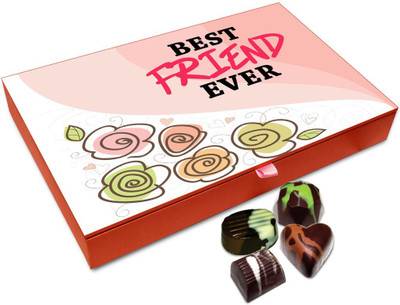 

Chocholik Friendship Gift - Best Friend Ever Chocolate Box - 12 Pc Truffles(144 g)