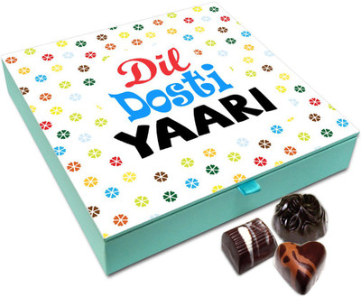 

Chocholik Friendship Gift Box - We All Are Amazing Friends Chocolate Box - 9pc Truffles(108 g)