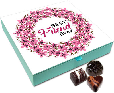 

Chocholik Friendship Gift - Best Friend Forever Chocolate Box For Friends - 9 Pc Truffles(108 g)