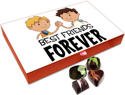 

Chocholik Friendship Gift - Best Friends Today And Forever Chocolate Box - 12 Pc Truffles(144 g)