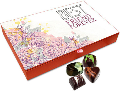 

Chocholik Friendship Gift - Stay Happy My Best Friend Chocolate Box - 12 Pc Truffles(144 g)
