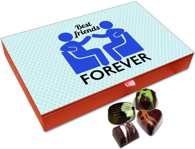 

Chocholik Friendship Gift - Friends Now And Forever Chocolate Box - 12 Pc Truffles(144 g)