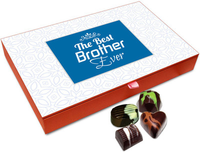 

Chocholik Rakhi Gift - To Most Fabulous And Best Brother Ever Chocolate Box For Brother / Sister - 12pc Truffles(144 g)