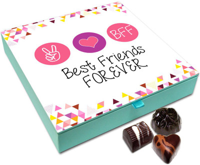 

Chocholik Friendship Gift - We Are Crazy Best Friends Chocolate Box For Friends - 9 Pc Truffles(108 g)