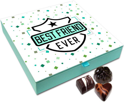 

Chocholik Friendship Gift Box - You Are My Best Friend Chocolate Box - 9pc Truffles(108 g)