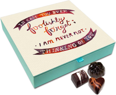 

Chocholik Friendship Gift - I Am Always Thinking Of You My Friend Chocolate Box For Friends - 9 Pc Truffles(108 g)