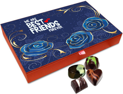 

Chocholik Friendship Gift - We Friends Love Each Other Very Much Chocolate Box - 12 Pc Truffles(144 g)