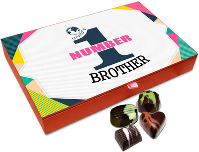 

Chocholik Raksha-bandhan Gift Box - World's No. One Bro Chocolate Box For Brother / Sister - 12pc Truffles(144 g)