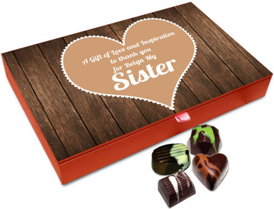 

Chocholik Rakhi Gift Box - A Gift Of Love Chocolate Box For Brother / Sister - 12pc Truffles(144 g)