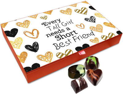 

Chocholik Friendship Gift - Our Unique Friendship Combination Chocolate Box - 12 Pc Truffles(144 g)