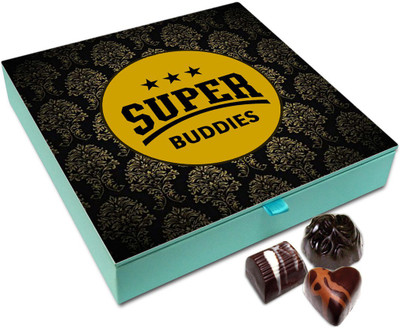 

Chocholik Friendship Gift - Super Buddies Chocolate Box For Friends - 9 Pc Truffles(108 g)